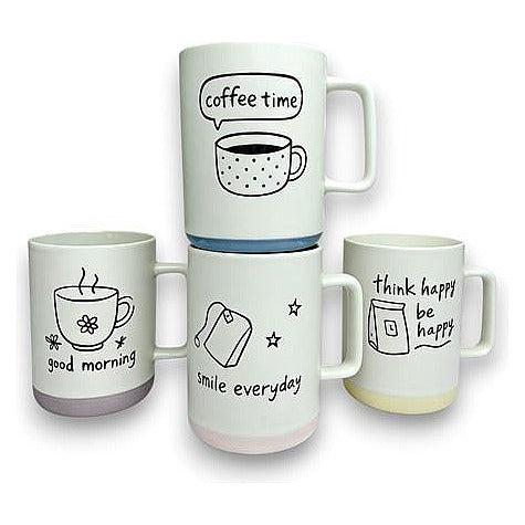 JJ53400 - SET DE TAZAS DE CERÁMICA CON FRASES (0530000000820/1)