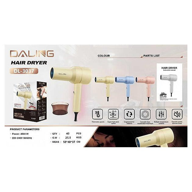 DQ46013 - SECADOR DE CABELLO DALING DL-3037 (0460000000015/1)