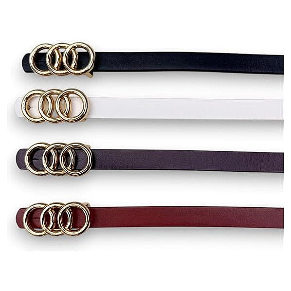 JJ53575 - CINTURÓN CON HEBILLA DORADA (0530000001020/1)