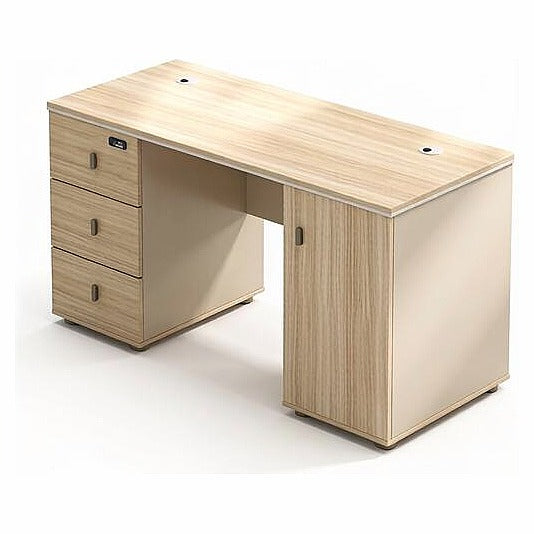 JJ54017 - ESCRITORIO DE MADERA CON CAJONERA (1/1)