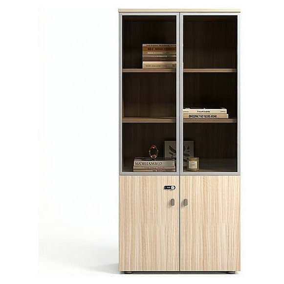 JJ54013 - VITRINA DE MADERA CON PUERTAS DE VIDRIO (1/1)