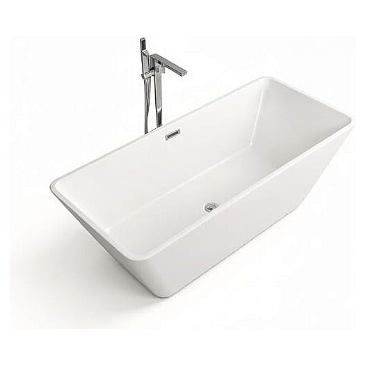 ZJ21-002 - BAÑERA RECTANGULAR BLANCA (12/1)