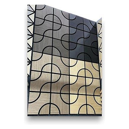 WJ61-052 - PANEL DECORATIVO DE PARED GEOMÉTRICO (6/1)