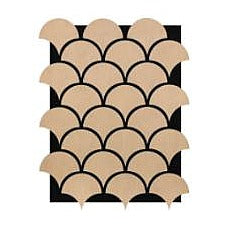 WJ61-053 - PANEL DECORATIVO CON DISEÑO DE ABANICOS (6/1)