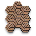 WJ61-050 - PANEL DECORATIVO EN 3D MADERA (6/1)