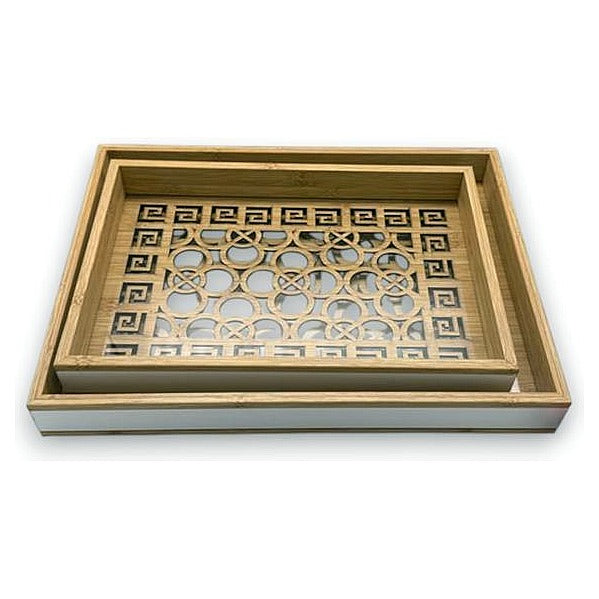 JJ53811 - BANDEJA DE MADERA CALADA (12/1)