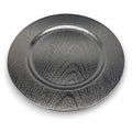 JJ53830 - PLATO REDONDO DECORATIVO NEGRO (50/1)