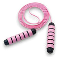 SC-84119 - CUERDA DE SALTAR ROSA CON MANGOS (100/1)