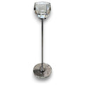 GY32029 - JUEGO DE 3 CANDELABROS DE METAL Y VIDRIO (24/1)