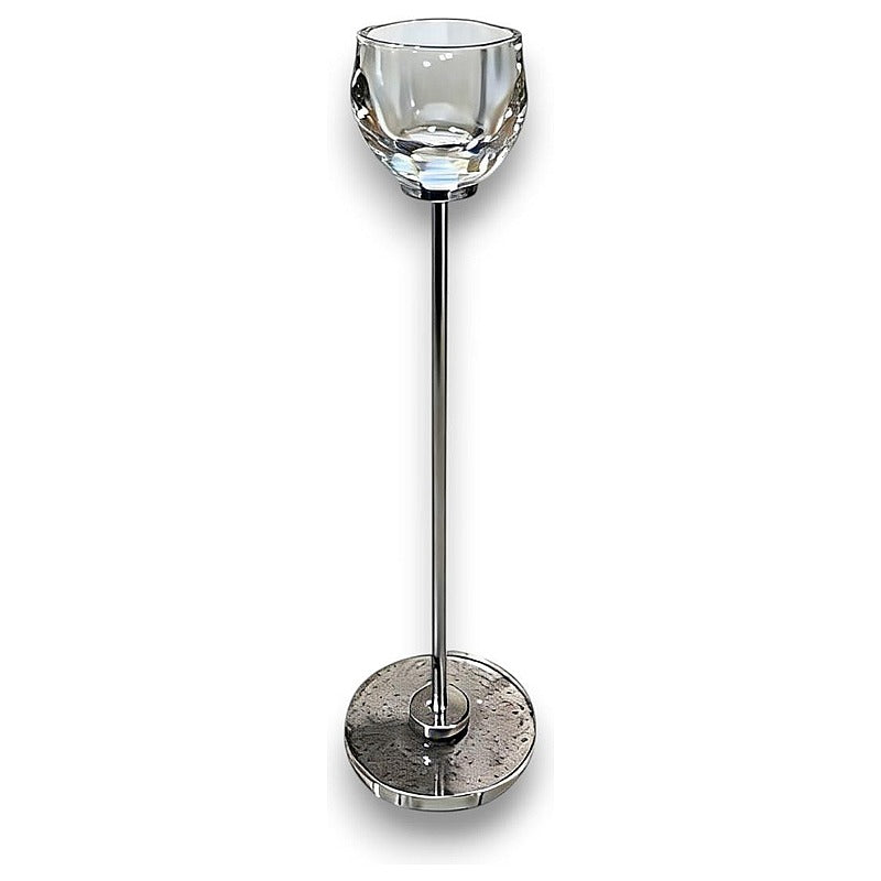 GY32029 - JUEGO DE 3 CANDELABROS DE METAL Y VIDRIO (24/1)