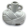 GY32036 - JARRÓN DECORATIVO CERÁMICO GRIS (24/1)