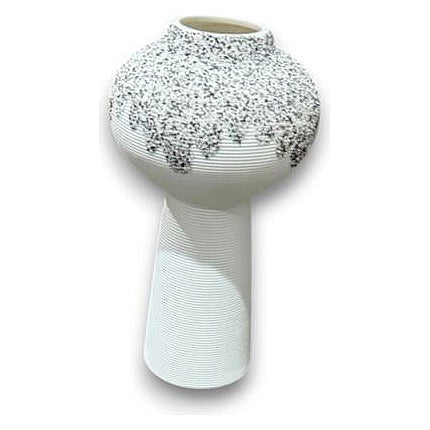 GY32040 - FLORERO CERÁMICO BLANCO (24/1)
