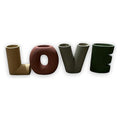 GY32046 - JARRONES DECORATIVOS "LOVE" (12/1)