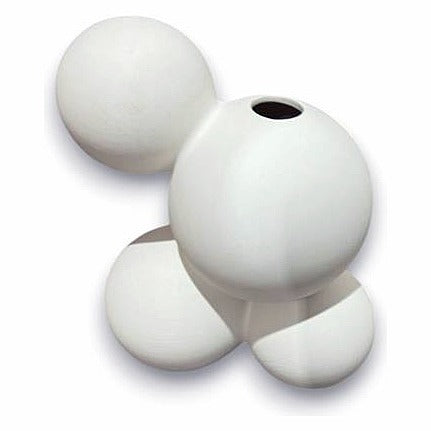 GY32054 - FLORERO DE CERÁMICA BLANCA (24/1)
