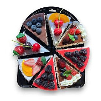 GY32112 - SET DE REBANADAS DE PASTEL DECORATIVO (300/1)