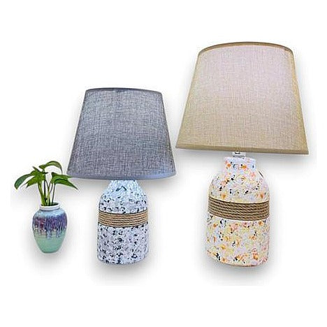 GY32061 - LÁMPARA DE MESA DE CERÁMICA MULTICOLOR (24/1)