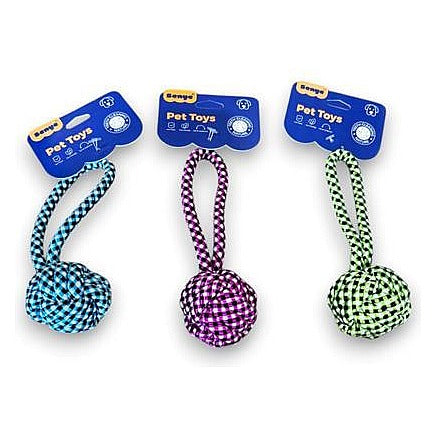 GY34067 - JUGUETE PARA PERRO CON PELOTA DE CUERDA (120/1)