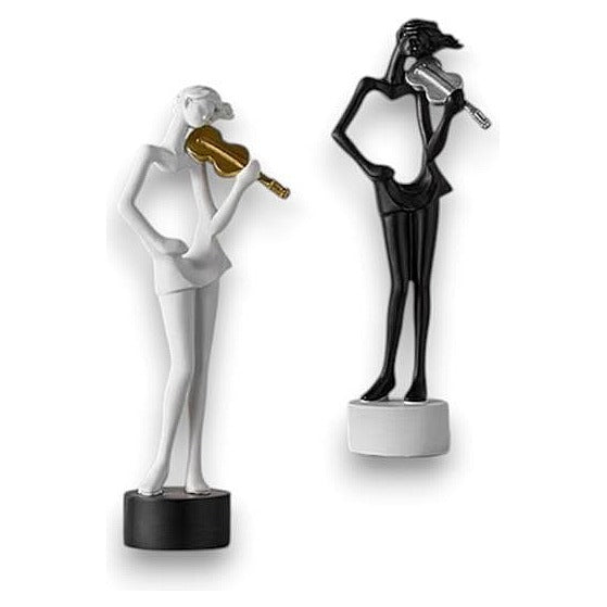 GY34284 - FIGURAS DECORATIVAS MÚSICOS CON VIOLÍN (24/1)