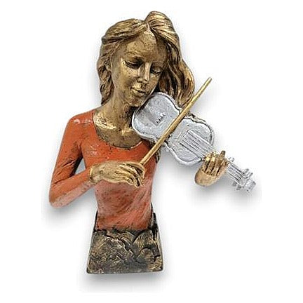 GY34289 - FIGURA DECORATIVA DE VIOLINISTA (12/1)