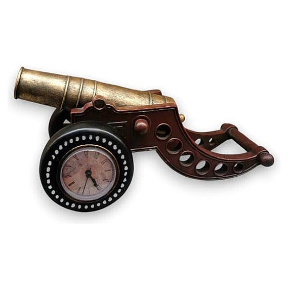 GY34298 - RELOJ DE MESA CAÑÓN DECORATIVO (12/1)