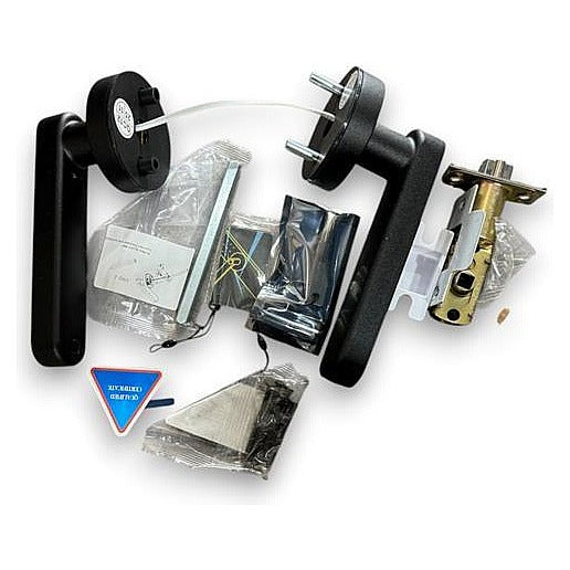 DQ42-007 - CERRADURA DE MANIJA NEGRA BLUETOOTH (20/1)