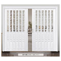 BM-NZ24 - PUERTA PLEGABLE 2.1*0.9 6M SY-05 CRISTAL BLANCO: (1/1)