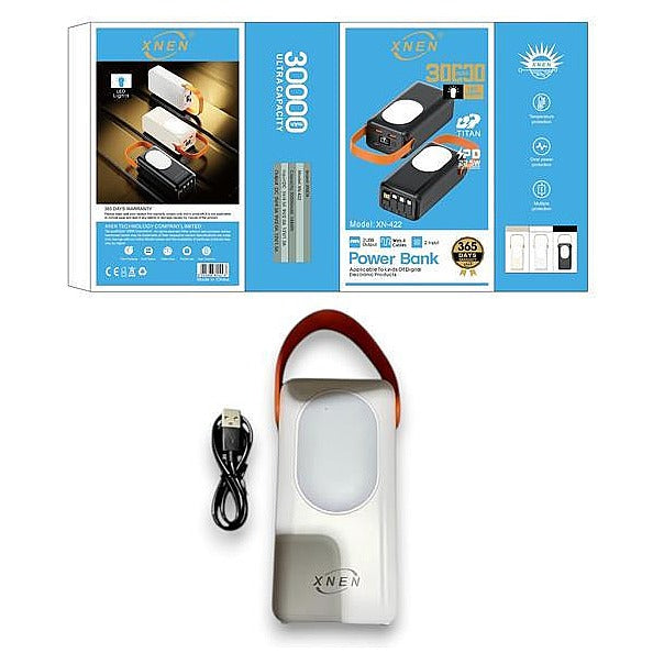 DQ43011 - CARGADOR PORTÁTIL 30000MAH CON ASA (50/1)