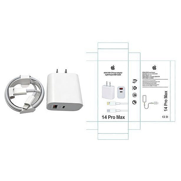DQ44024 - CARGADOR USB-C 20W CON CABLE LIGHTNING (300/1)