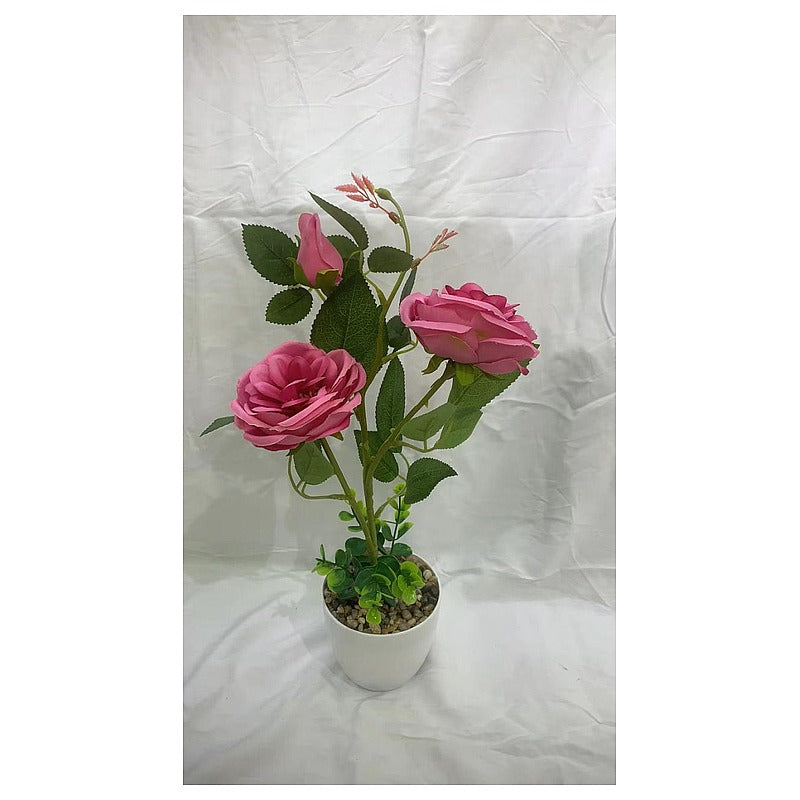 HG-YFF38 - ROSA ARTIFICIAL EN MACETA (48/1)