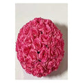 HG-WFF31 - N°2 BOLA DE ROSA DE TELA JUAN, ROSA ROJA (31 CM) (45/1)