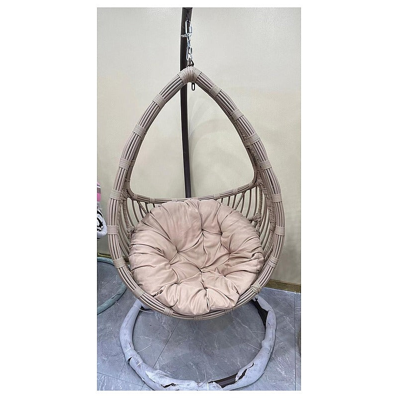H-JHA02 - SILLA COLGANTE CON COJÍN BEIGE (36719/1)