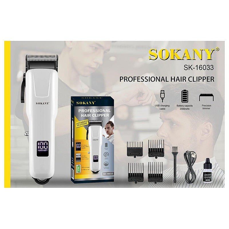 SK-16033 - CORTADORA DE CABELLO RECARGABLE (675/1)
