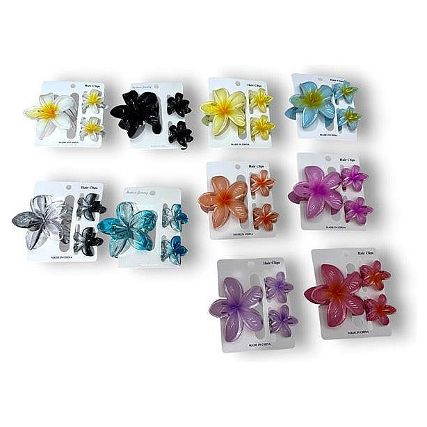 JJ51001 - BROCHES PARA EL CABELLO CON FLORES (300/1)