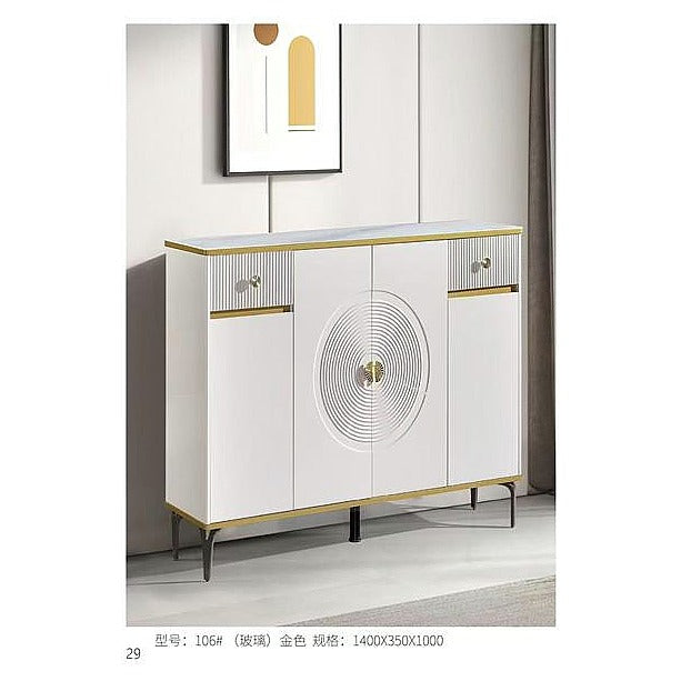 JJ51057 - ARMARIO BLANCO CON PUERTAS DECORATIVAS (1/1)