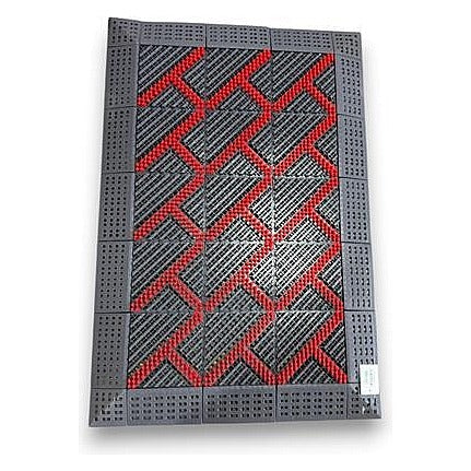 JJ53-018 - ALFOMBRA PARA PIES 60*90 CEPILLO EN FORMA DE T (10/1)