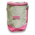 JJ53-092 - LONCHERA TÉRMICA CILÍNDRICA BEIGE Y ROSA (100/1)