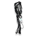 JJ53-104 - SOPORTE DE MACRAMÉ PARA MACETAS NEGRO (200/1)