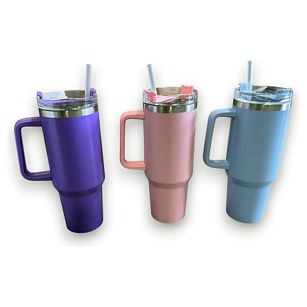 JJ53- 116 - VASO TÉRMICO CON TAPA Y POPOTE (25/1)