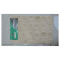 J1J4573 - - ALFOMBRA DE BAÑO BEIGE CON RELIEVE (60/1)