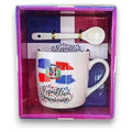 JJ53071 - TAZA CON CUCHARA REPÚBLICA DOMINICANA (120/1)
