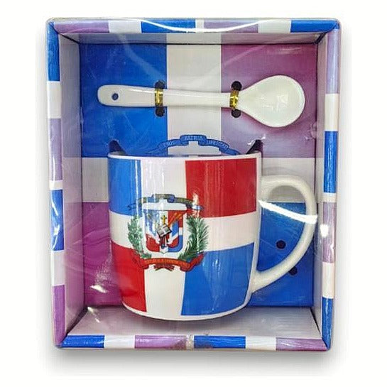 JJ53072 - TAZA CON CUCHARA Y BANDERA (120/1)