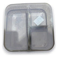 JJ53143 - CAJA DE PLÁSTICO TRANSPARENTE 3 COMPARTIMENTOS (120/1)