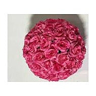 HG-WFF30 - BOLA DE ROSAS ARTIFICIALES ROSADAS (30/1)