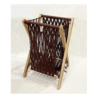 TC-GW023 - CESTO DE ROPA CON ESTRUCTURA DE MADERA (10/1)