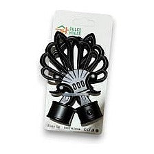 WJ63-029 - CABEZAL DECORATIVO PAVO REAL 28MM 2 PIEZAS (50/1)
