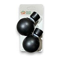 WJ63-057 - REMATES PARA BARRA DE CORTINA NEGROS 28MM (50/1)