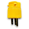 WJ64-011 - CONECTOR MACHO DE TRES CLAVIJAS AMARILLO (300/1)