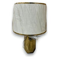 ZM71-016 - LÁMPARA DE MESA CON BASE DORADA (24/1)
