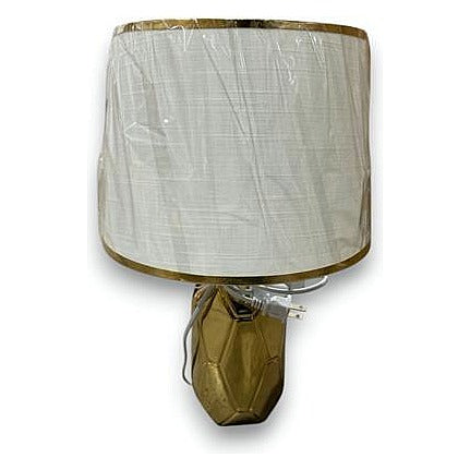 ZM71-016 - LÁMPARA DE MESA CON BASE DORADA (24/1)