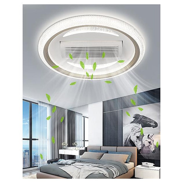 ZM71-025 - LÁMPARA CON VENTILADOR DE TECHO SIN ASPAS (1/1)